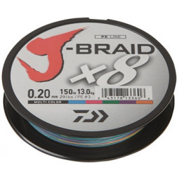 DAIWA J-BRAID X8 - MULTICOLOR