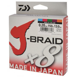 DAIWA J-BRAID X8 - MULTICOLOR