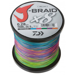 DAIWA J-BRAID X8 - MULTICOLOR