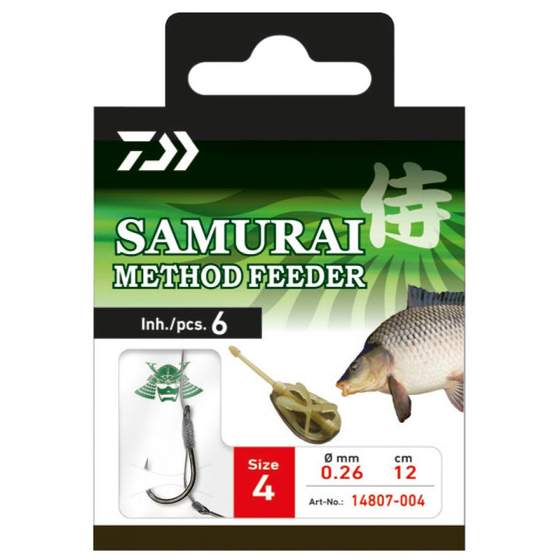 DAIWA SAMURAI HÁČIKY - METHOD FEEDER