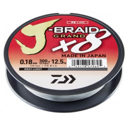 DAIWA J-BRAID GRAND X8 SVETLO ŠEDÁ