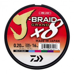 DAIWA J-BRAID GRAND X8 MULTI-COLOR