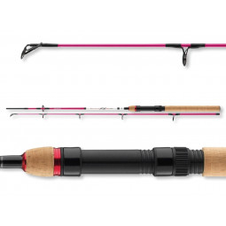 Prívlačové prúty pre deti DAIWA Ninja X Kids - ružový