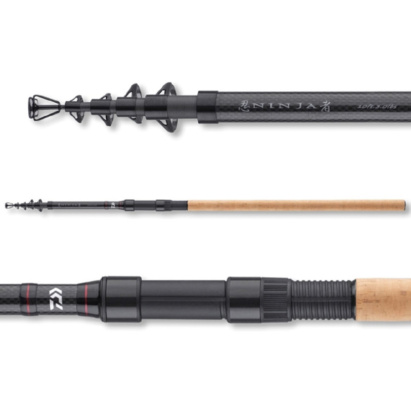 Teleskopické kaprové prúty DAIWA Ninja X Tele Carp