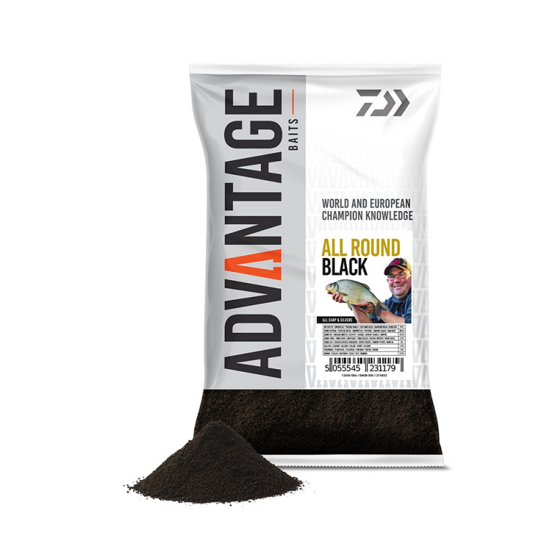 Krmítková zmes DAIWA ADVANTAGE Groundbait Allround Black