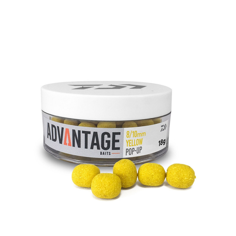 Nástrahy DAIWA ADVANTAGE Pop Up Yellow