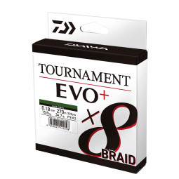 DAIWA Tournament x8 Braid Evo + rybárska pletená šnúra