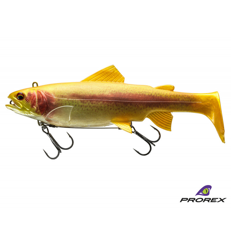 DAIWA Prorex Live Trout Swimbait DF Live gold trout Gumená nástraha