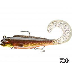 DAIWA D-Wolf Curly gold flake Gumená nástraha na more