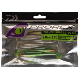 DAIWA Prorex DuckFin Shad UV Mix set gumových nástrah