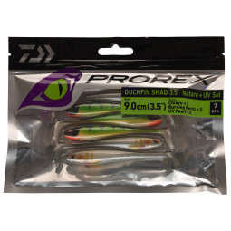 DAIWA Prorex DuckFin Shad UV & Nature Mix set gumových nástrah