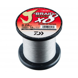 DAIWA J-BRAID GRAND X8 SVETLO ŠEDÁ 2700 m