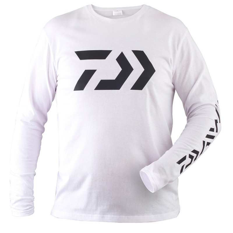 DAIWA D-Vec Longsleeve Shirt White tričko s dlhým rukávom