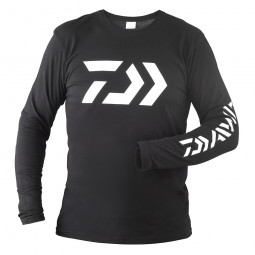 DAIWA D-Vec Longsleeve Shirt Black tričko s dlhým rukávom