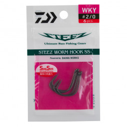 DAIWA Steez Worm Hook WKY Wacky jednoháčiky - balenie