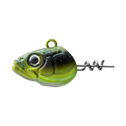 skrutkovacia hlavička v tvare ryby DAIWA Prorex Pelagic Head Muddy Green