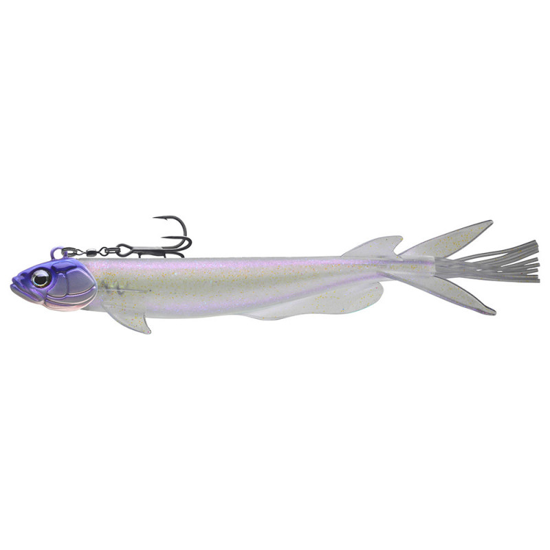 Gumená nástraha DAIWA Prorex V-Marley Pelagic Shad White Ghost