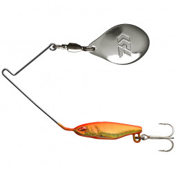 Mikro rotačka DAIWA Prorex Micro Spinner Fish TG Chromed Orange