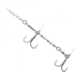 Skrutkovací systém s obrátlíkmi a krúžkami DAIWA Prorex Screw-In Swivel Assist Stinger