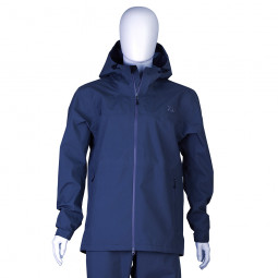 Nepremokavá rybárska bunda s kapucňou DAIWA RAINMAX Stretch Rain Jacket Indigo