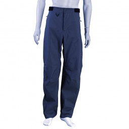 DAIWA RAINMAX Stretch Trousers Indigo Blue nepremokavé rybárske nohavice detail z predu