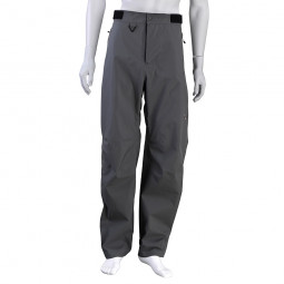 DAIWA RAINMAX Stretch Trousers Steel Grey Nepremokavé rybárske nohavice detail z predu